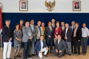 Meeting with ambassador I Gusti Agung Wesaka Puja in The Hague
